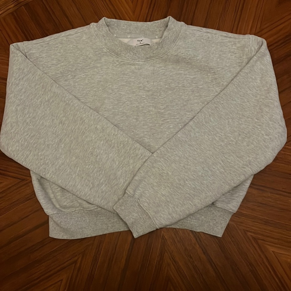 Cozy Fleece Perfect Cropped Sweatshirt